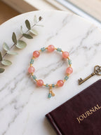 "Ice-Drift" South Red & "Deep Sea" Blue Water Jadeite Bracelet: Custom Sizes, Yin-Yang Equilibrium Matrix for Executive Focus