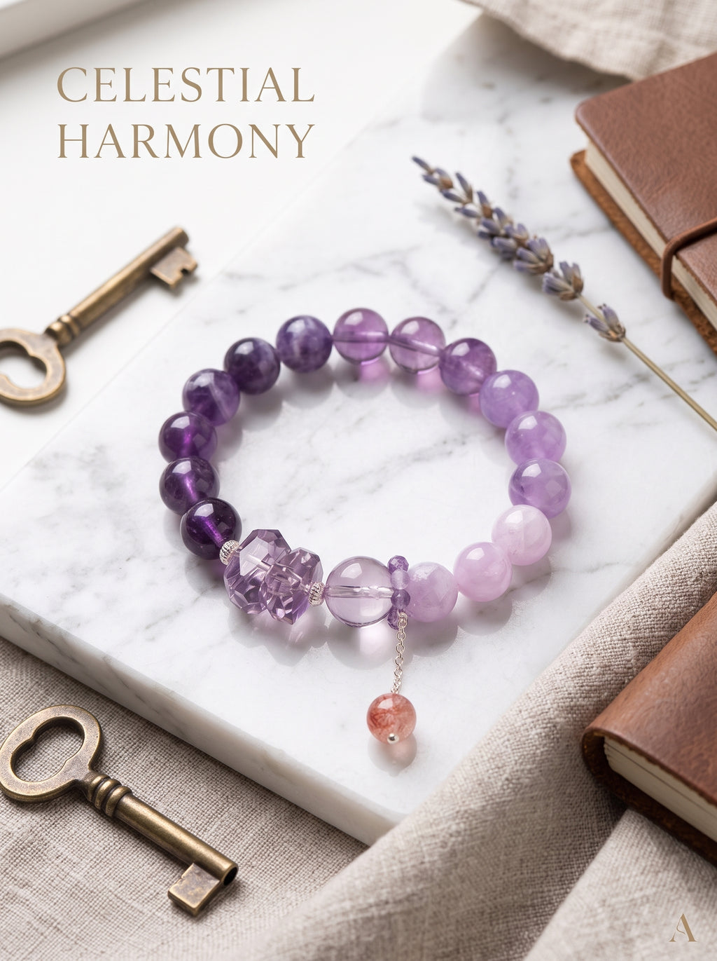 Period 9 Purple Fire" Premium Amethyst and Red Agate Bracelet: Awaken Crown Chakra Sovereignty, Harness the 2026 Macro Fire Matrix & Elevate Executive Charisma