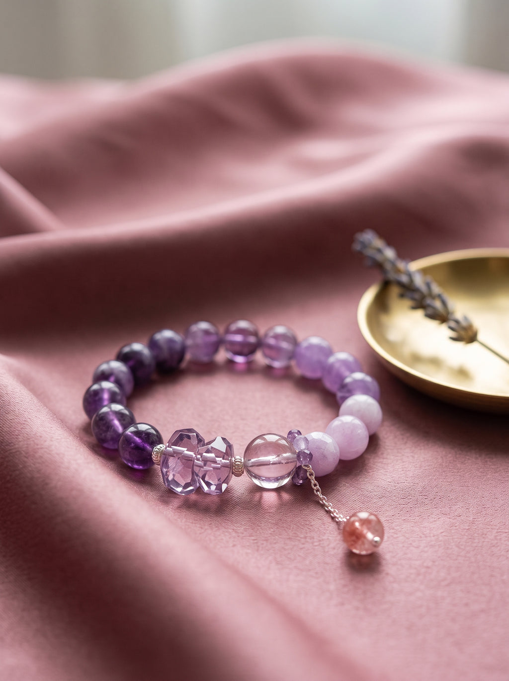 Period 9 Purple Fire" Premium Amethyst and Red Agate Bracelet: Awaken Crown Chakra Sovereignty, Harness the 2026 Macro Fire Matrix & Elevate Executive Charisma
