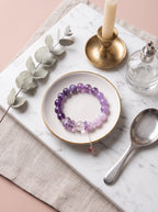 Period 9 Purple Fire" Premium Amethyst and Red Agate Bracelet: Awaken Crown Chakra Sovereignty, Harness the 2026 Macro Fire Matrix & Elevate Executive Charisma