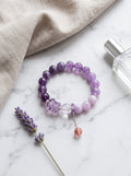 Period 9 Purple Fire" Premium Amethyst and Red Agate Bracelet: Awaken Crown Chakra Sovereignty, Harness the 2026 Macro Fire Matrix & Elevate Executive Charisma