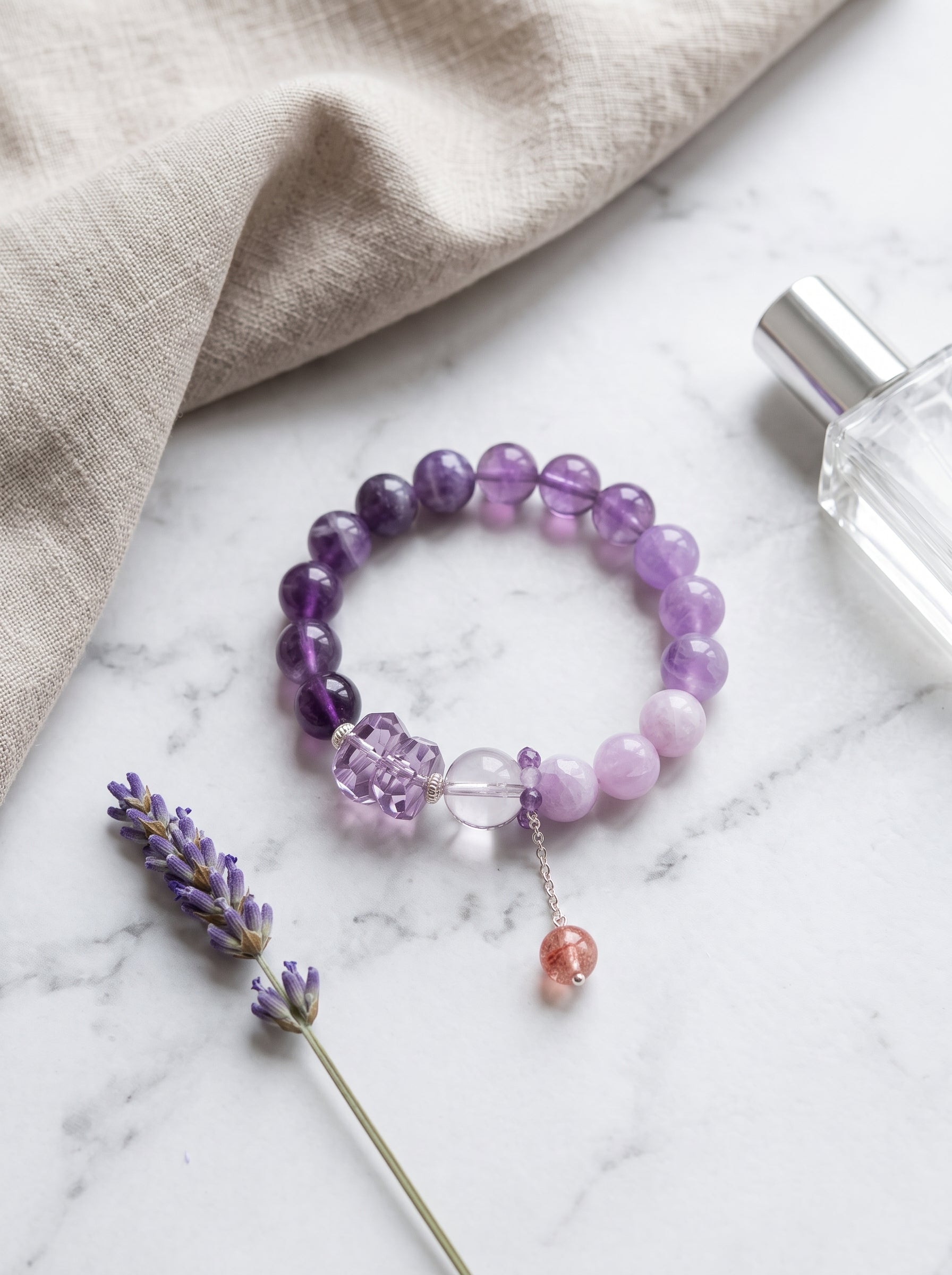 Period 9 Purple Fire" Premium Amethyst and Red Agate Bracelet: Awaken Crown Chakra Sovereignty, Harness the 2026 Macro Fire Matrix & Elevate Executive Charisma