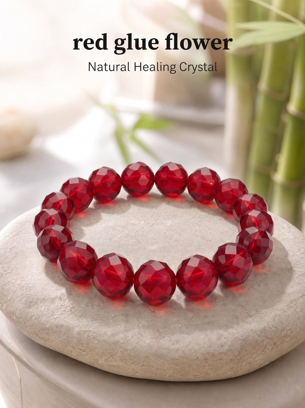 Premium Red Fire Quartz Beaded Bracelet | Hand-Polished Natural Gemstone Jewelry for Abundance & Passion