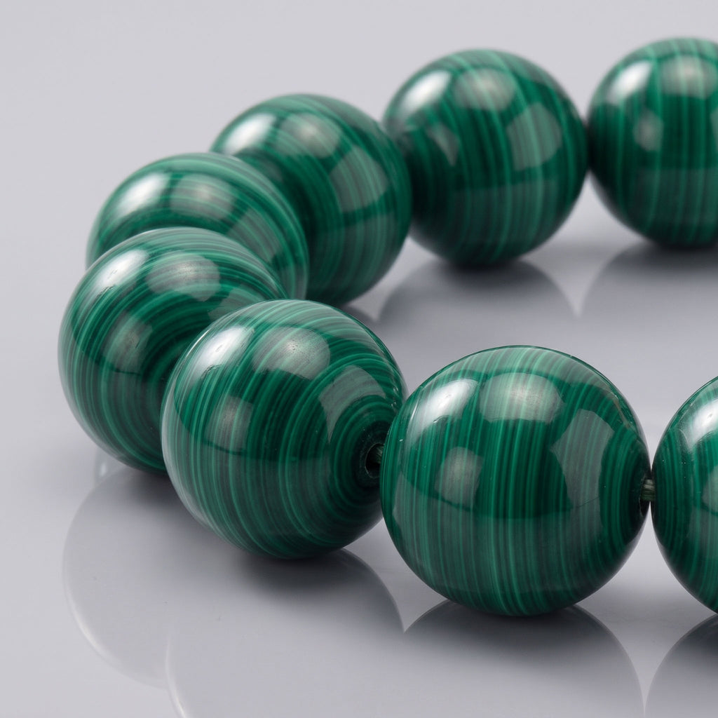 Natural Malachite Bracelet: Protection & Transformation — Gangdishé Peak
