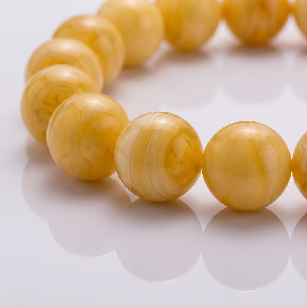 Honey Beeswax Amber: Ancient Warmth & Golden Vitality
