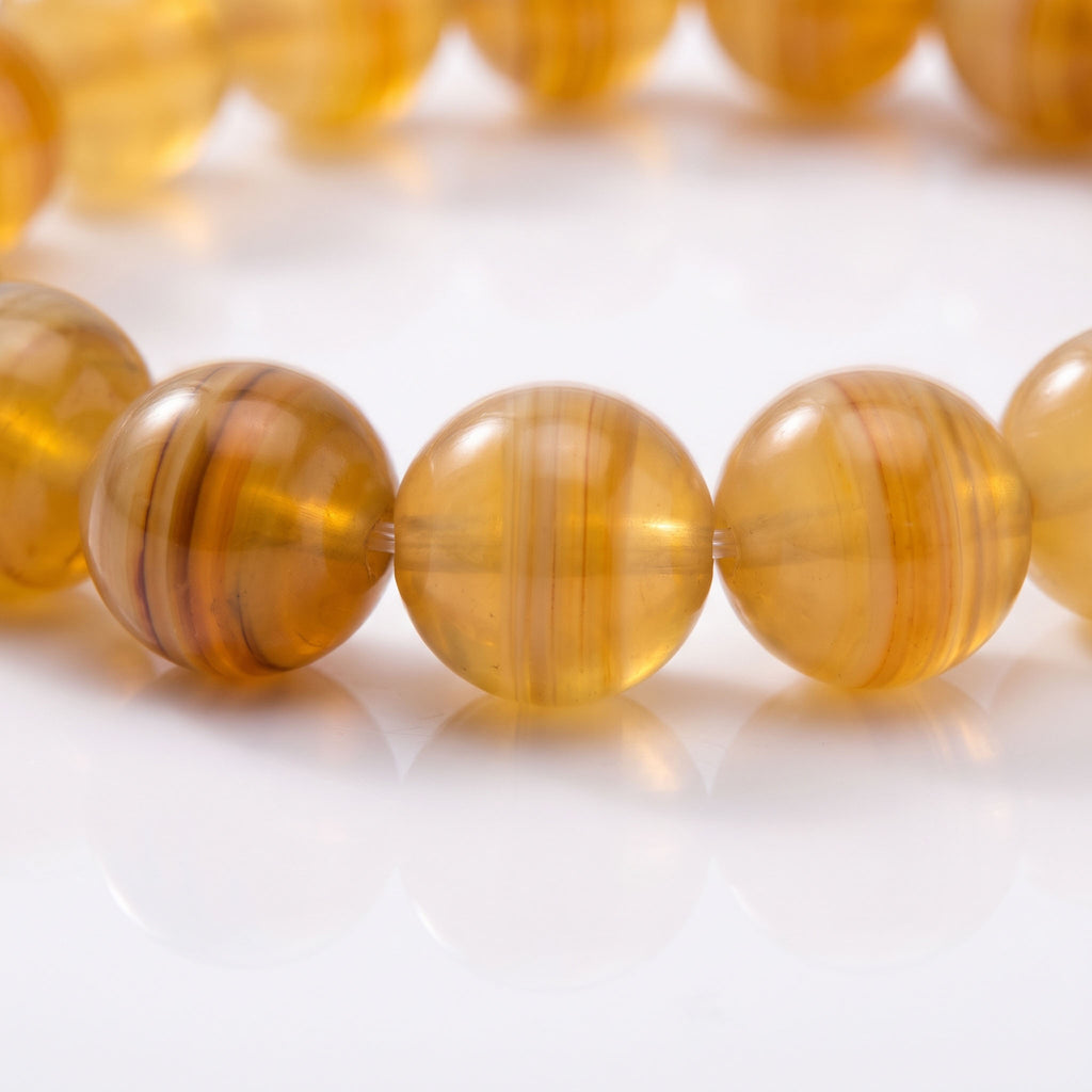 Natural Yellow Agate Bracelet | The Stone of Joy