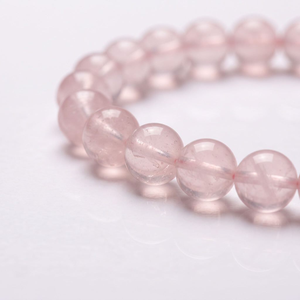Natural Cherry Blossom Agate Bead Bracelet, Blooming Vitality & Joyful Flow Gemstone Jewelry