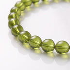 Natural Peridot Bead Bracelet, Radiant Vitality & Harmonious Flow Gemstone Jewelry