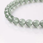 Natural Grape Quartz Bead Bracelet, Serene Grace & Harmonious Flow Gemstone Jewelry