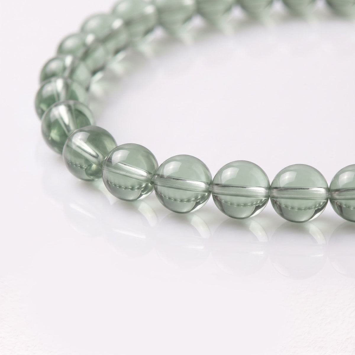 Natural Grape Quartz Bead Bracelet, Serene Grace & Harmonious Flow Gemstone Jewelry
