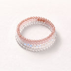 October Opal Sparkle 4-Piece Bracelet Stack | Birthstone Inspiration Set