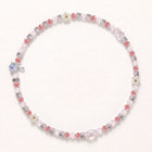 Natural Sparkling Strawberry Quartz & Soft Rose Quartz Double-Loop Harmony Collarchain: Versatile Necklace — Himalayan Ridge