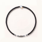 Natural Midnight Black Onyx & Sacred Dzi Bead Protection Bracelet: Protection & Energy Shield — Kailash Vein