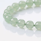 Natural Botanical Prehnite & Ocean Aquamarine Harmony Collarchain: Dual-Loop Versatile Necklace — Gangdishé Peak