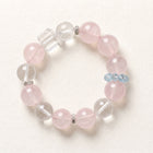 Soft Rose Quartz & Clear Quartz: Gentle Love & Inner Clarity
