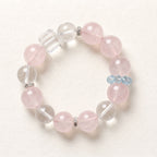 Soft Rose Quartz & Clear Quartz: Gentle Love & Inner Clarity