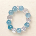 Royal Aquamarine & Clear Quartz: Ocean Calm & Absolute Clarity