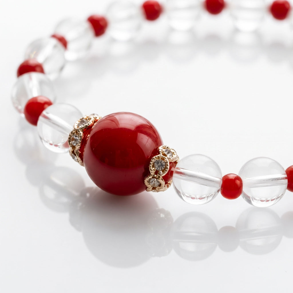 Clear Quartz & Southern Red Agate: Vitality, Vital Protection & Pure Clarity