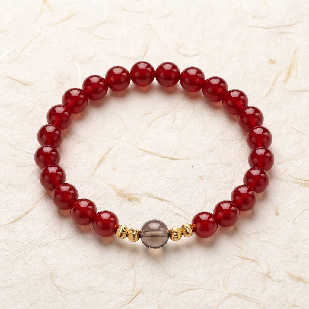 Southern Red Agate & Smoky Quartz: Grounded Prosperity & Inner Strength