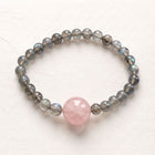 Grey Moonstone & Rose Quartz: Intuitive Insight & Compassionate Strength
