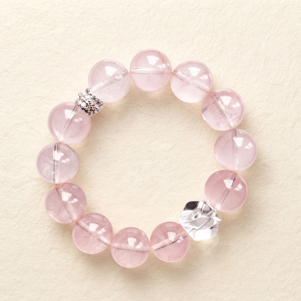 Translucent Jelly Rose Quartz: Tender Compassion & Pure Harmony