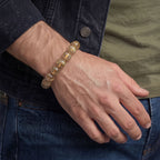 Natural Gold Rutilated Quartz Bracelet: Sovereign Abundance & Magnetic Ambition — Himalayan Ridge