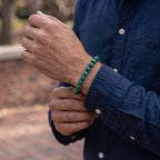 Natural Malachite Bracelet: Protection & Transformation — Gangdishé Peak