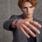 Natural Lapis Lazuli Bracelet: Wisdom & Meditation — Alpine Zone