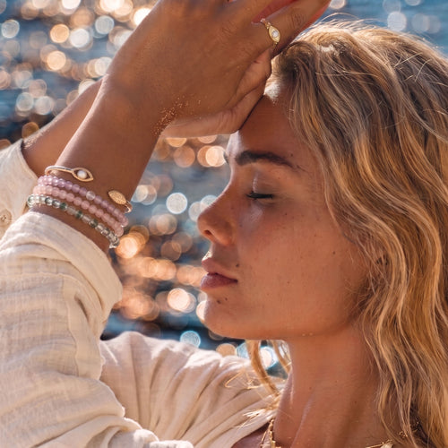 Heart Chakra Healing 4-Piece Bracelet Stack | Unconditional Love & Harmony Set