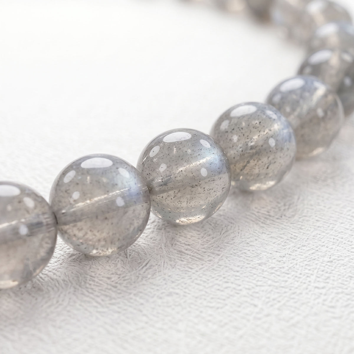 Grey Moonstone Bracelet | Intuition & Synchronicity