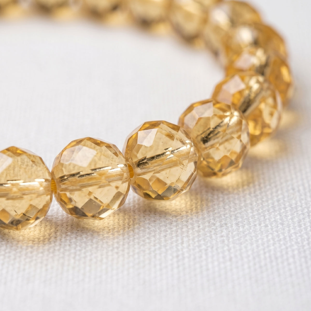 Citrine Abacus Bead Bracelet | Money Magnet & Business Luck