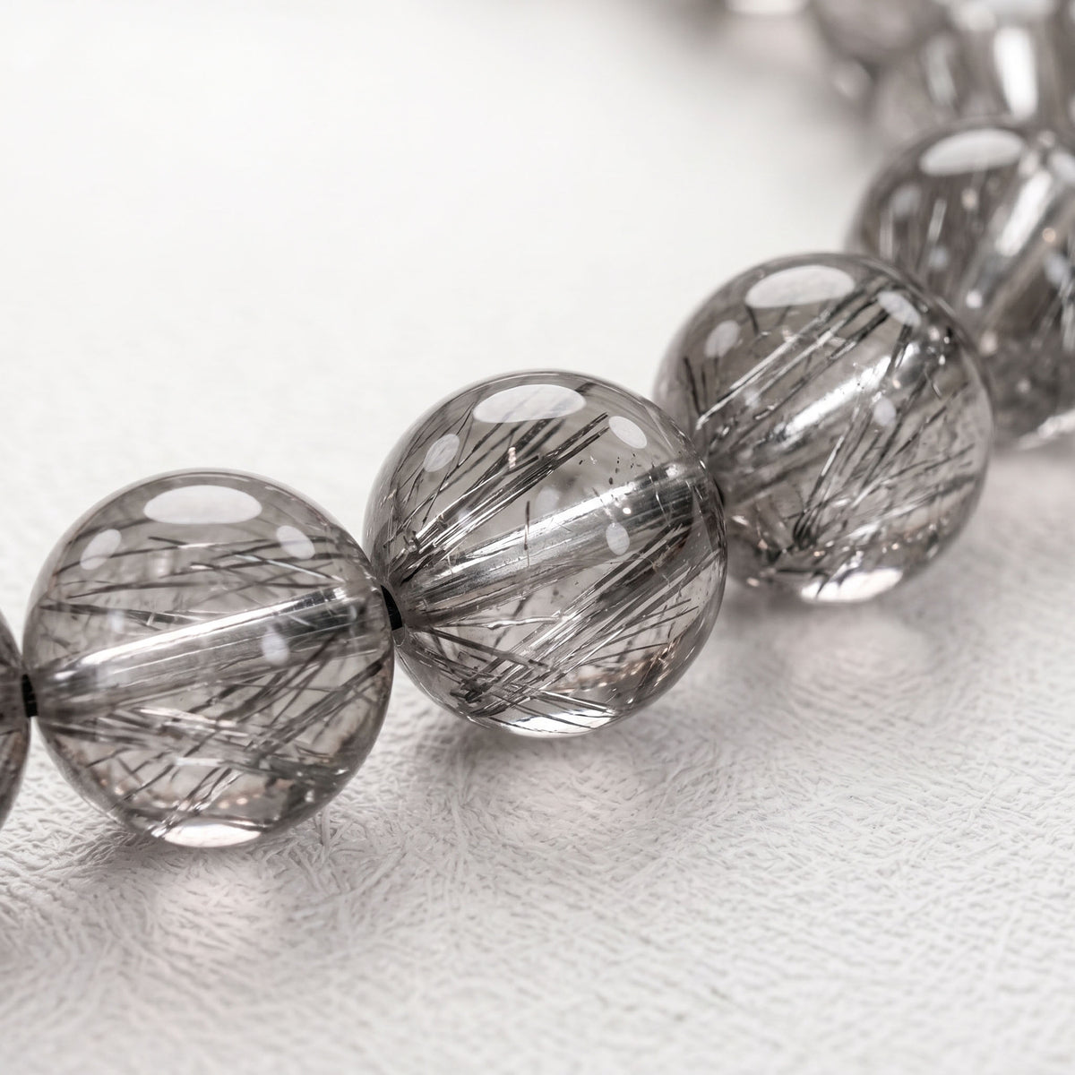 Silver Rutilated Quartz Bracelet | Purification & Precision