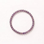 Natural Super Seven Quartz Bead Bracelet, Radiant Vitality & Harmonious Flow Gemstone Jewelry
