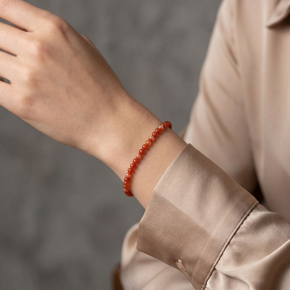 Southern Red Agate Bracelet | Vitality, Courage & Protection