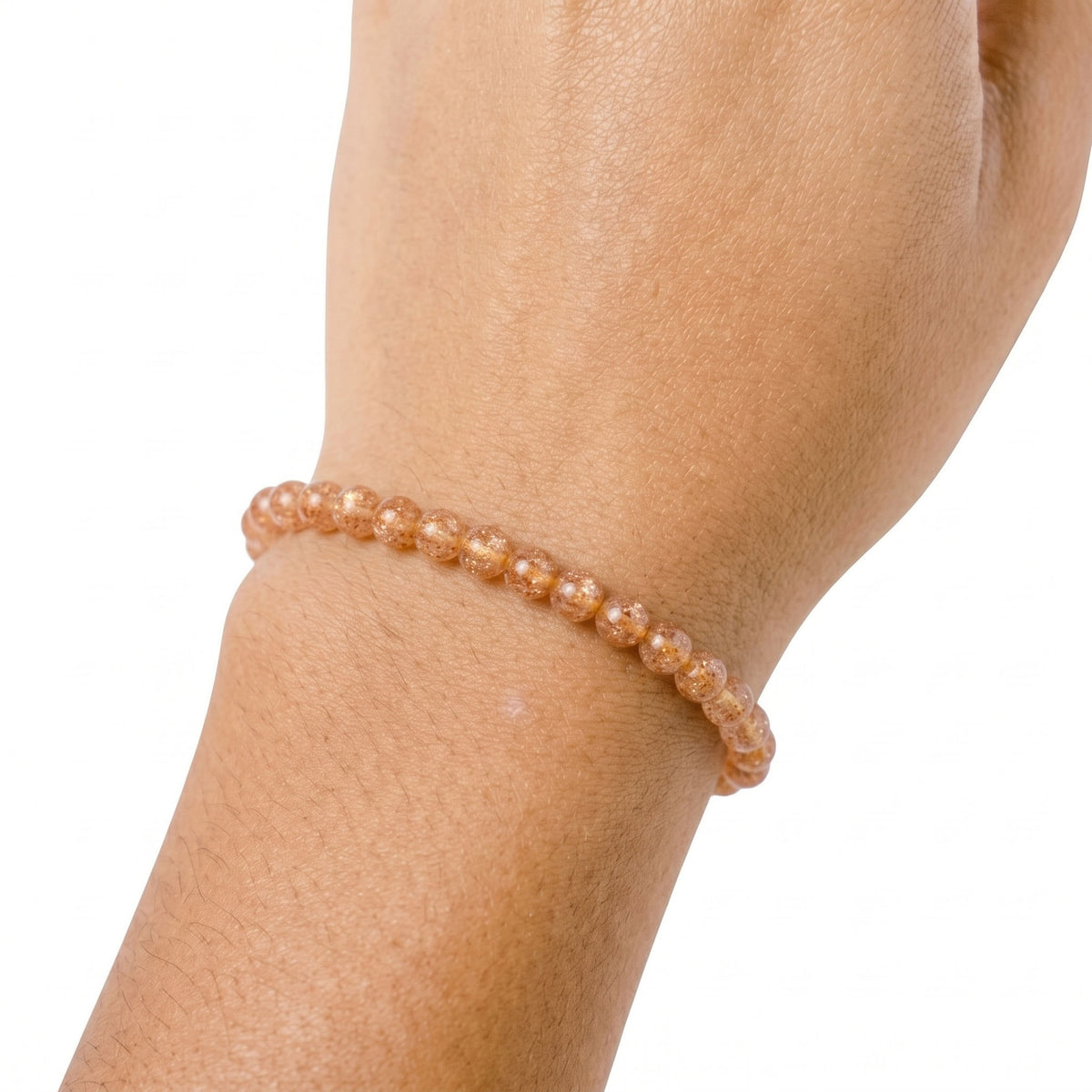 Gold Strawberry Quartz Bracelet | High Vibrations & Abundance