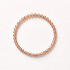 Natural Sunstone Bead Bracelet, Radiant Vitality & Warm Balance Gemstone Jewelry
