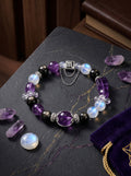 Scorpio Sovereign Void Crystal Bracelet | Obsidian & Tiger's Eye Talisman