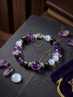 Scorpio Sovereign Void Crystal Bracelet | Obsidian & Tiger's Eye Talisman