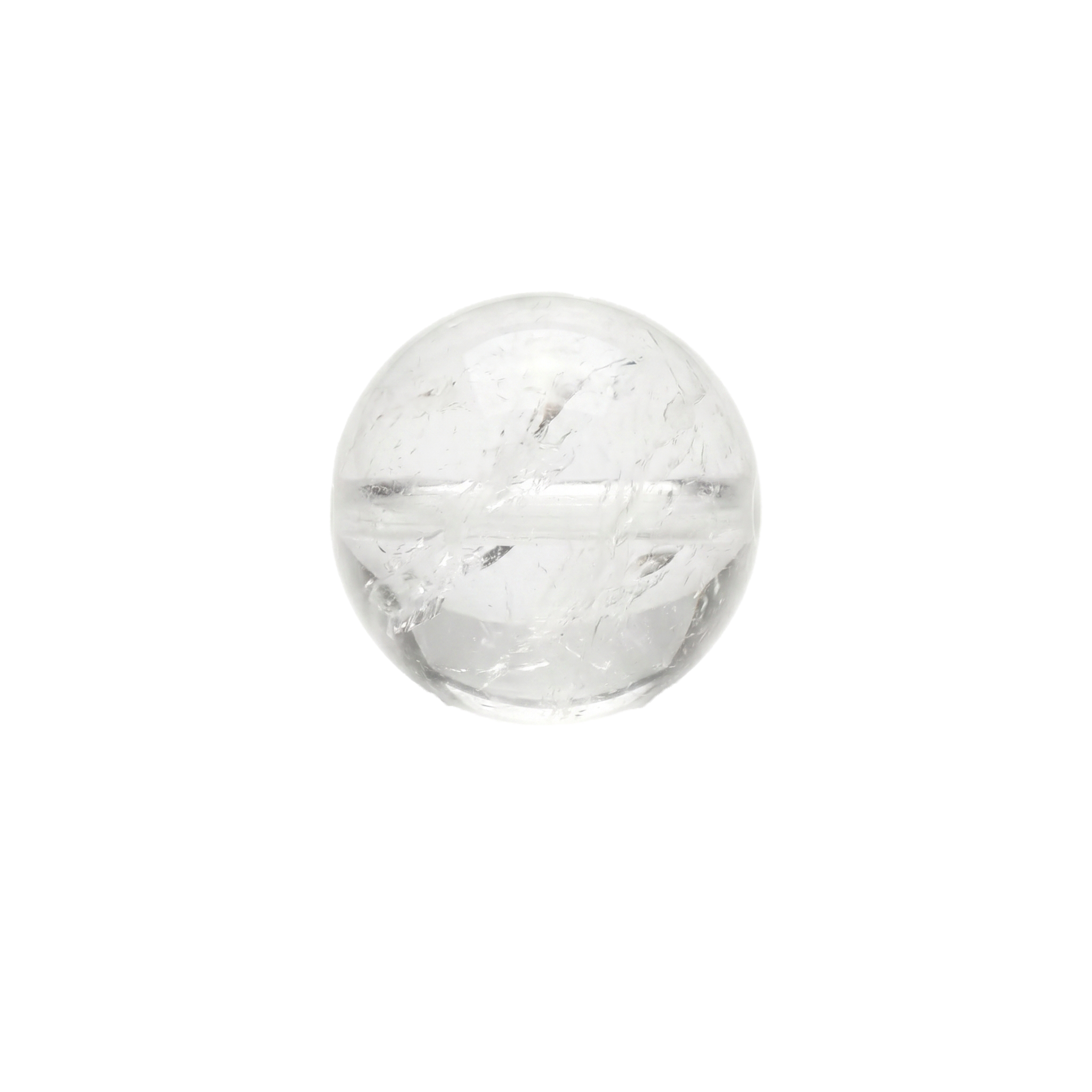 White Azeztulite Bead