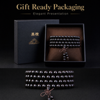 Natural African Ebony 108 Mala Beads Traditional Chinese Prayer Necklace (Artisanal Zen Edition)