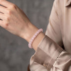 Natural Cherry Blossom Agate Bracelet | The Stone of New Beginnings