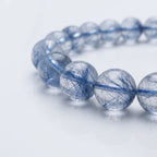 Natural Blue Rutilated Quartz Bracelet: The Talisman of Career Success — Kailash Vein