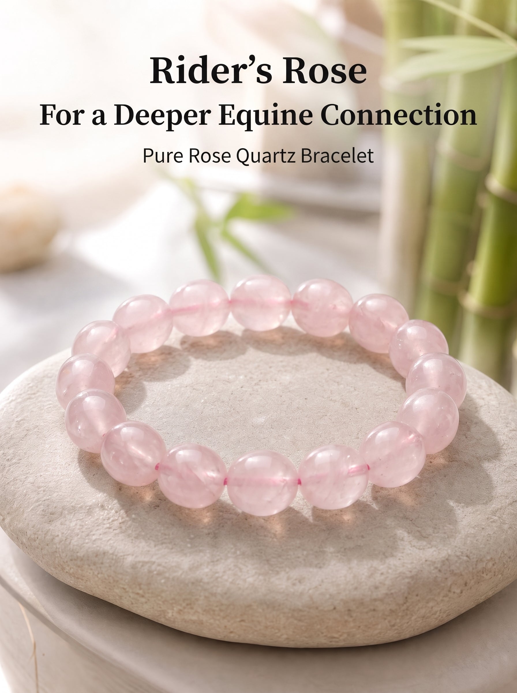 Premium Madagascar Rose Quartz Beaded Bracelet | Hand-Polished Natural Gemstone Jewelry for Elegance & Harmony