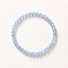 Natural Blue Moonstone Bead Bracelet, Serene Grace & Harmonious Flow Gemstone Jewelry