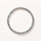 Natural Grey Moonstone Bead Bracelet, Serene Grace & Harmonious Flow Gemstone Jewelry
