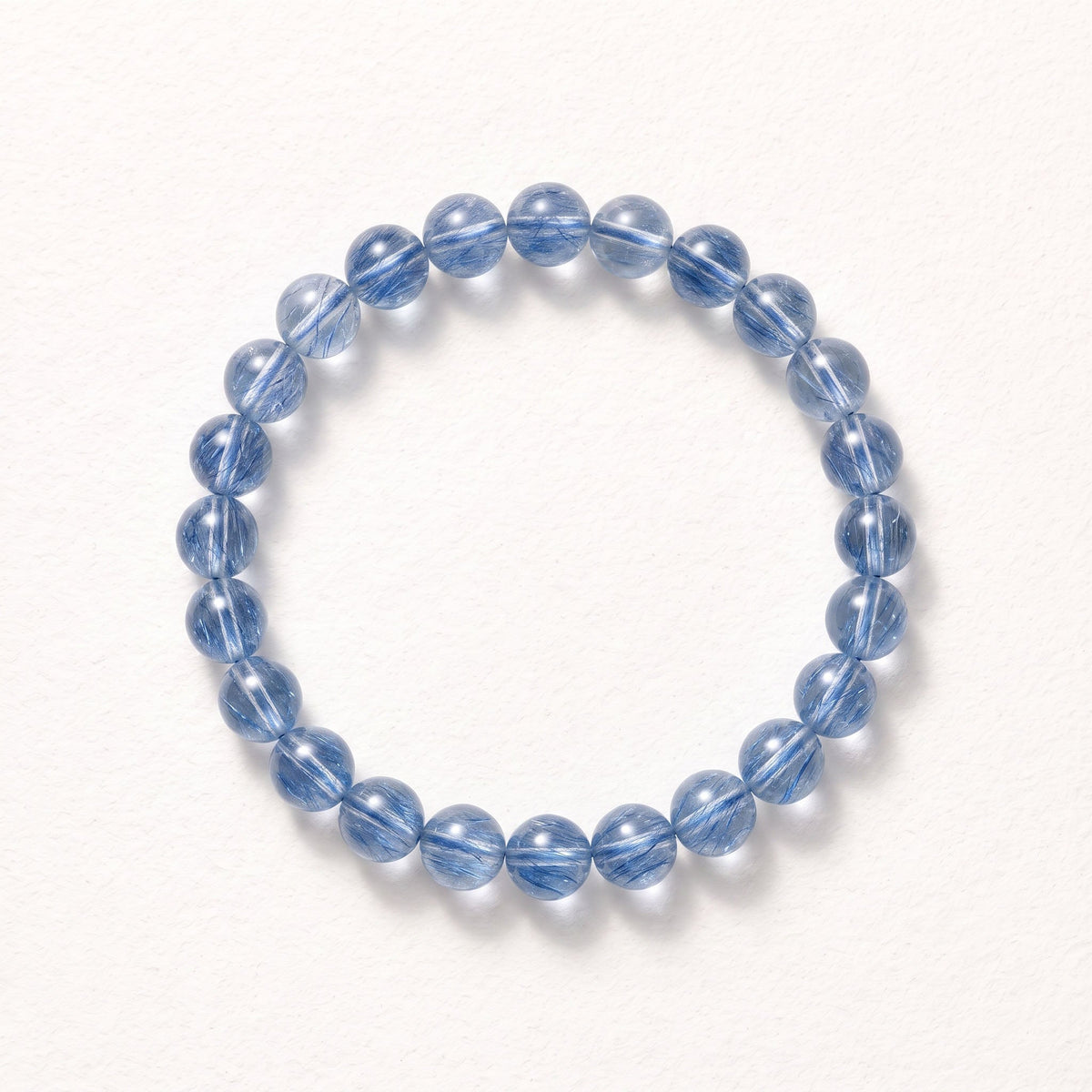 Natural Blue Rabbit Hair Quartz Bracelet: The Stone of Peace — Himalayan Ridge