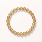 Natural Golden Rutilated Quartz Bracelet | The Stone of Manifestation