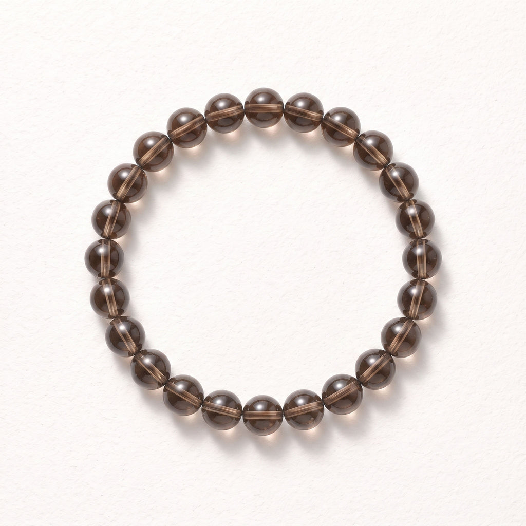 Natural Smoky Quartz Bracelet: Grounded Resilience & Absolute Shielding — Alpine Zone