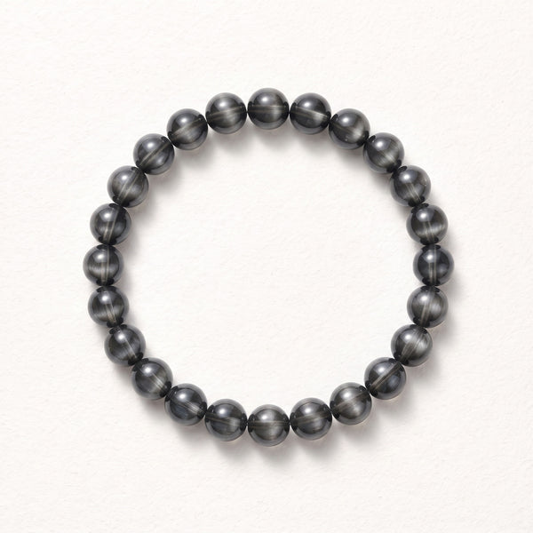 Natural Silver Sheen Obsidian Bracelet: Spiritual Protection & Intuition — Kailash Vein