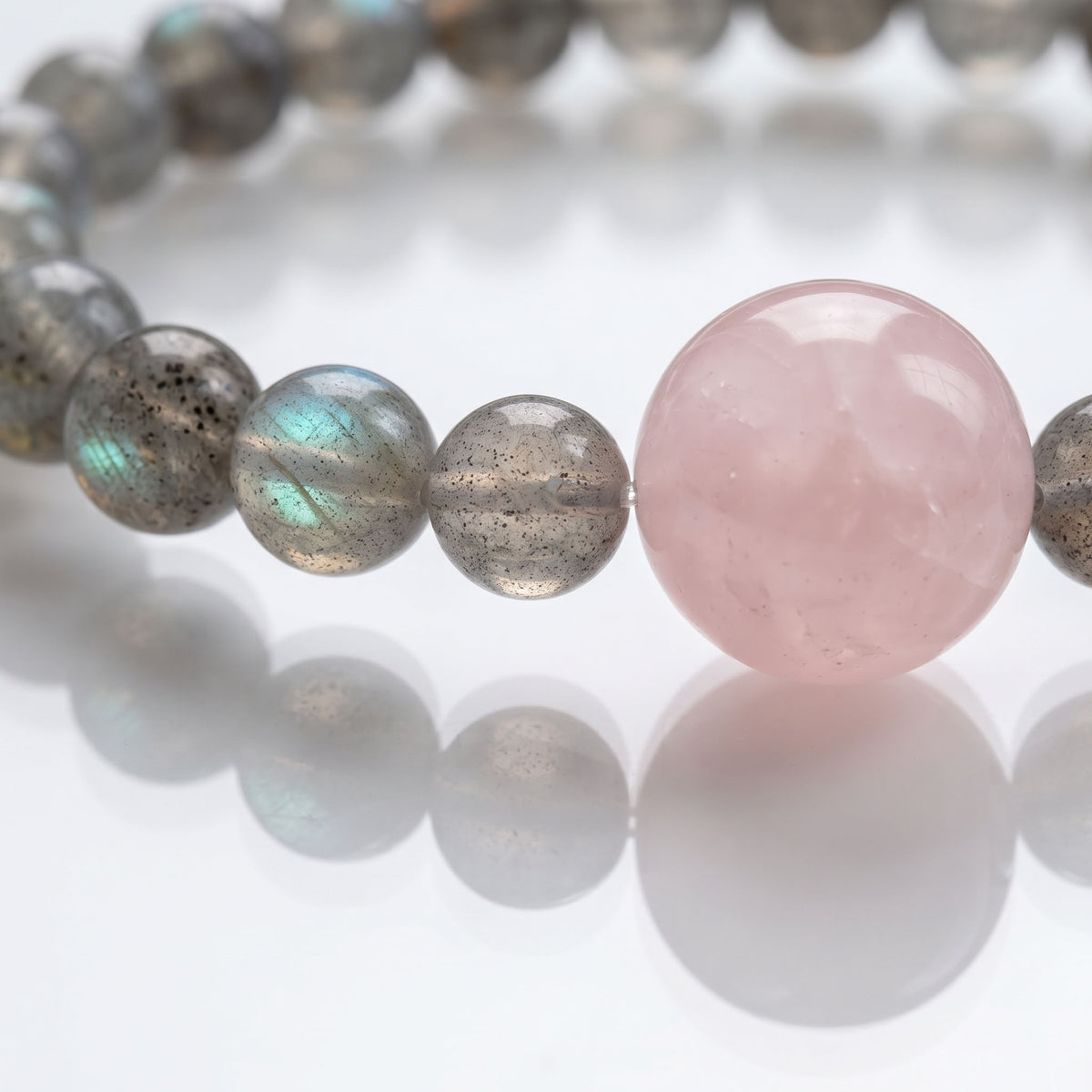 Grey Moonstone & Rose Quartz: Intuitive Insight & Compassionate Strength